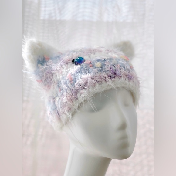Cat Ear Beanie Handmade ☁️ - Picture 7 of 7
